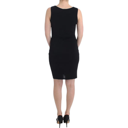 Roccobarocco Black pencil sheath dress