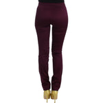 John Galliano Purple slim fit pants