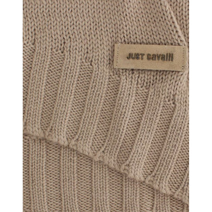 Cavalli Beige knitted wool sweater1728,50% Acrylic,67345645728,Beige,Cavalli,Clothing,IT38|XS,IT42|M,IT44|L,Material: 50% Wool,New with tags,Sweaters - Clothing,Sweaters - Women - Clothing,Sweatshirts - Sweaters - Clothing,Women,Women - Clothing
