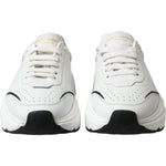 Dolce & Gabbana White Black Low Top Daymaster Sneakers Shoes