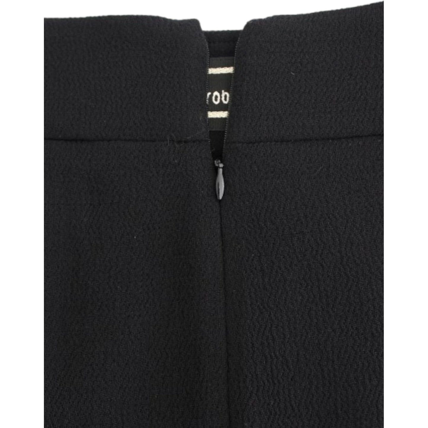 Cavalli Black wool pencil skirt1728,67345645728,Black,Cavalli,Clothing,IT38|XS,IT40|S,Material: 100% Wool,Midi - Skirts - Clothing,New with tags,Skirts - Clothing,Skirts - Women - Clothing,Women,Women - Clothing