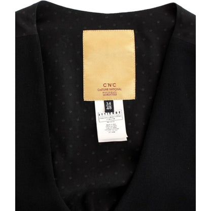 Costume National Black wool blend casual vest