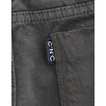 Costume National Chic Green Slim Leg Designer Jeans Costume National Dark Slate Gray