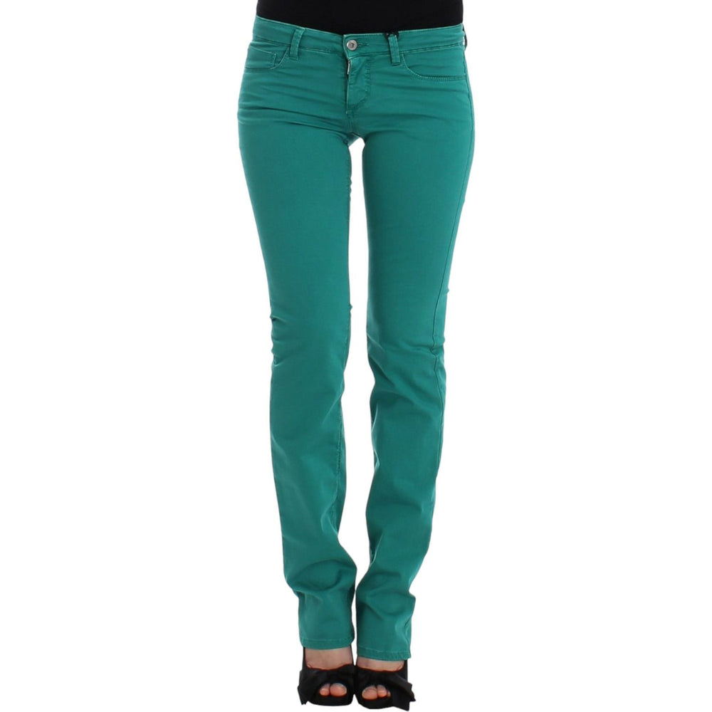 Costume National Green straight leg jeans SIG12463-1