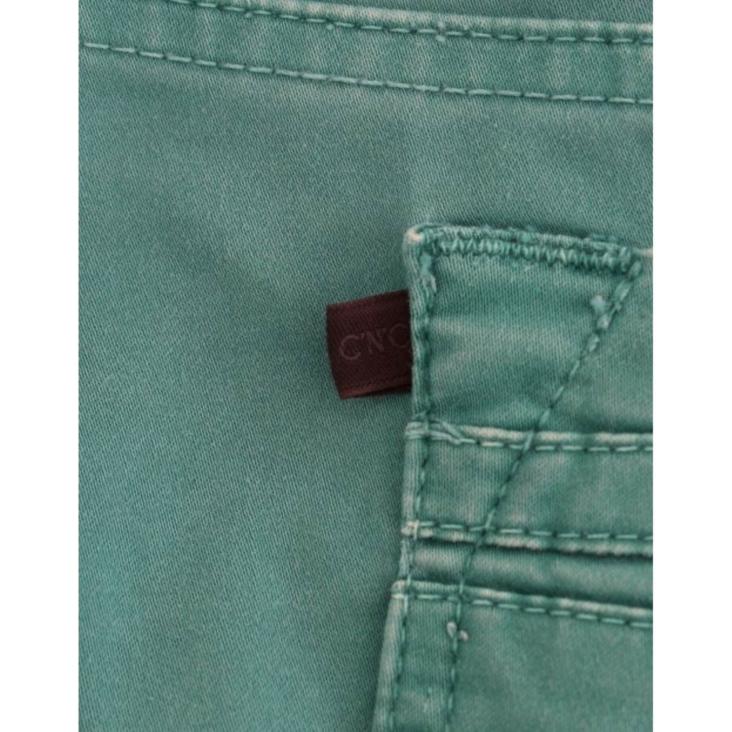 Costume National Green straight leg jeans SIG12463-1
