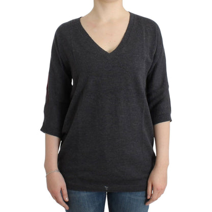 Costume National Gray short sleeved sweater 1728,25% Nylon. Details: 100% Silk,35% Wool,67345645728,Clothing,Costume National,Gray,L,M,Material: 40% Alpaca,New with tags,Sweaters - Clothing,Sweaters - Women - Clothing,Sweatshirts - Sweaters - Clothing,Wom