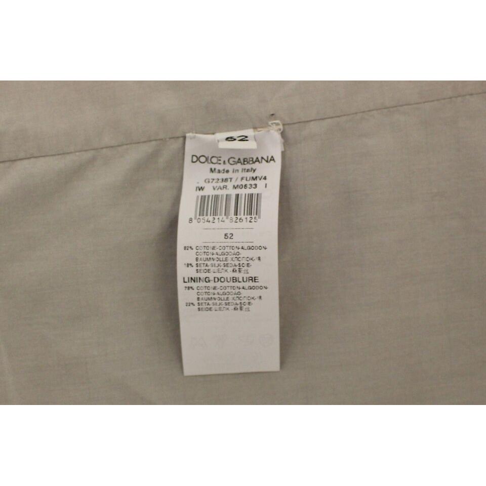 Dolce & Gabbana Beige Cotton Silk Blend Dress Vest Blazer VES10094-1