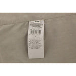 Dolce & Gabbana Beige Cotton Silk Blend Dress Vest Blazer VES10094-1