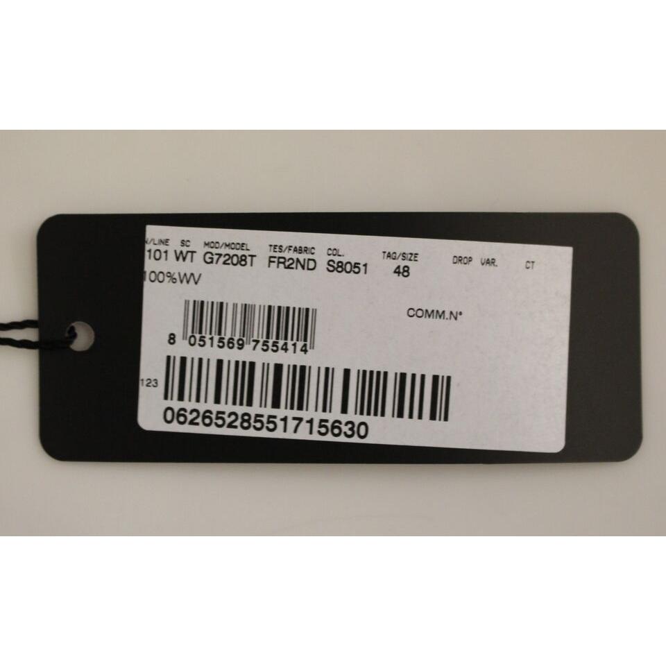 Dolce & Gabbana Black Striped Wool Single Breasted Vest