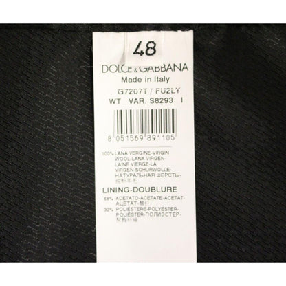 Dolce & Gabbana Gray Wool Formal Dress Vest Gilet Weste