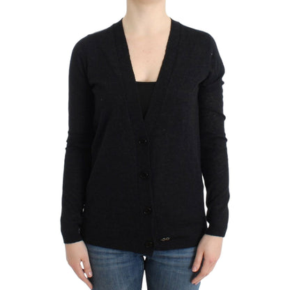 Costume National Gray wool alpaca cardigan 1728,25% PA,30% Wool,67345645728,Cardigans - Sweaters - Clothing,Clothing,Costume National,Gray,Material: 40% Alpaca wool,New with tags,S,Sweaters - Clothing,Sweaters - Women - Clothing,Women,Women - Clothing