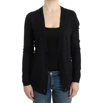 Costume National Gray wool alpaca cardigan 1728,25% PA,30% Wool,67345645728,Cardigans - Sweaters - Clothing,Clothing,Costume National,Gray,Material: 40% Alpaca wool,New with tags,S,Sweaters - Clothing,Sweaters - Women - Clothing,Women,Women - Clothing