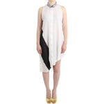 Costume National White shirt assymetric hem dress SIG11647-2