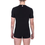 Bikkembergs Black Cotton Men T-Shirt BI-21800-S