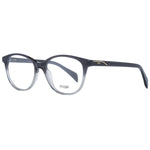 Maje Black Women Glasses Frame, round full-rim style with black plastic frame and demo lenses, size 51-16-140.