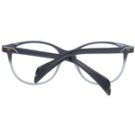 Maje Black Women Glasses Frame, full-rim round style with black plastic frame, demo lenses, size 51-16-140, includes branded case.
