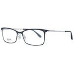 Hugo Boss Black Women Glasses Frame, metal full-rim, rectangle style, demo lenses, branded case included