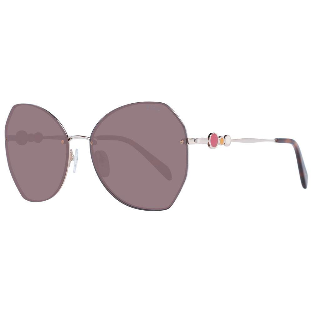 Emilio Pucci Rose Gold Metal Sunglasses
