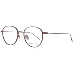 Scotch & Soda Brown Men Glasses Frame, full-rim round style with metal brown frame, demo lenses.
