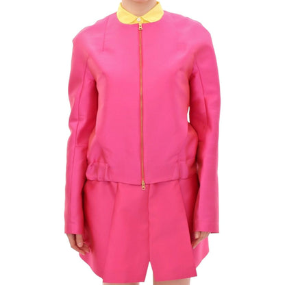 CO|TE Pink silk blend jacket1728,18% Silk,67345645728,Clothing,Coats - Jackets & Coats - Clothing,CO|TE,IT40|S,Jackets & Coats - Clothing,Jackets & Coats - Women - Clothing,Material: 82% Polyester,New with tags,Pink,Women,Women - Clothing