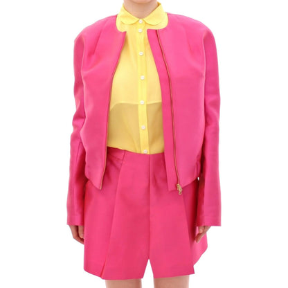 CO|TE Pink silk blend jacket1728,18% Silk,67345645728,Clothing,Coats - Jackets & Coats - Clothing,CO|TE,IT40|S,Jackets & Coats - Clothing,Jackets & Coats - Women - Clothing,Material: 82% Polyester,New with tags,Pink,Women,Women - Clothing
