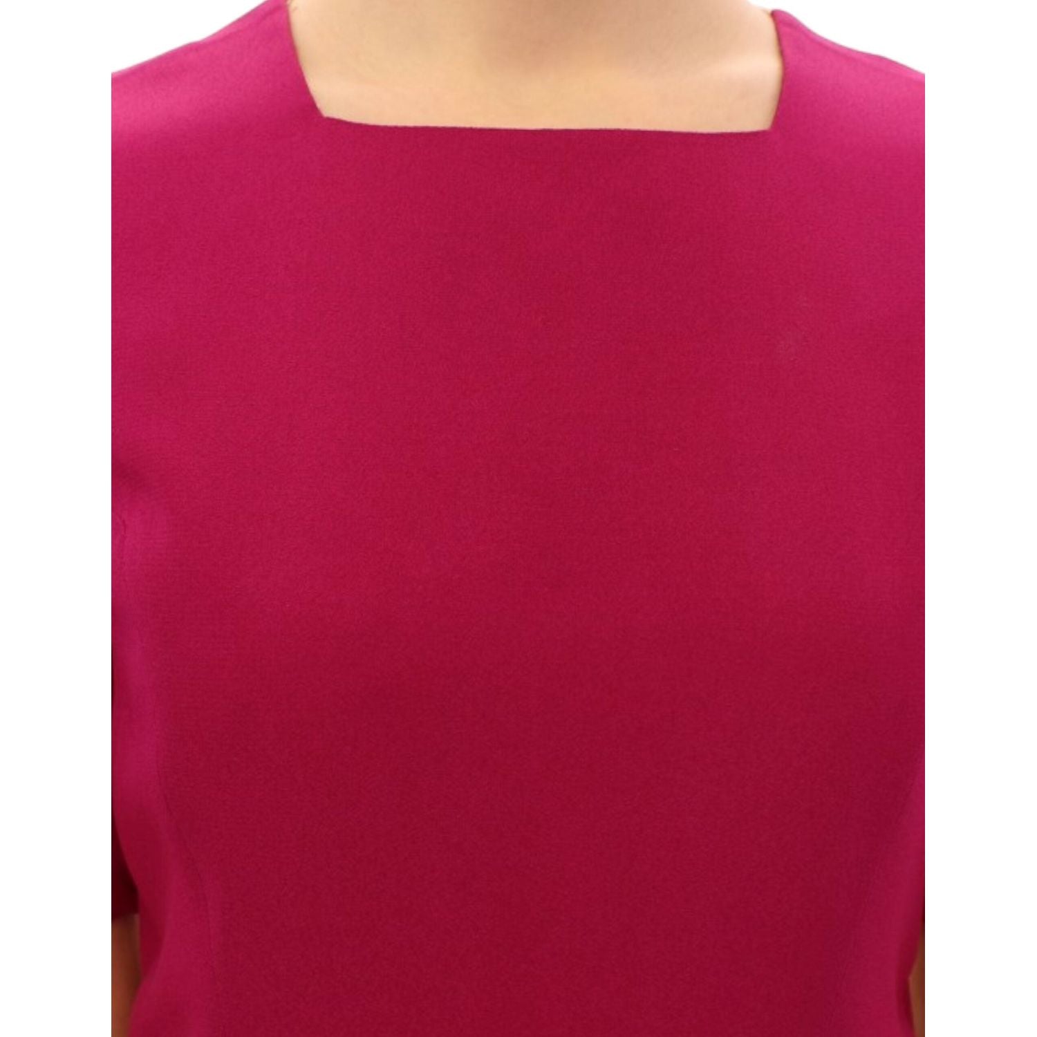 فستان روبوتي أنيق باللونين الأبيض والوردي من CO|TE