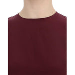 Dolce & Gabbana Red 3/4 sleeve silk blouse SIG13327-1