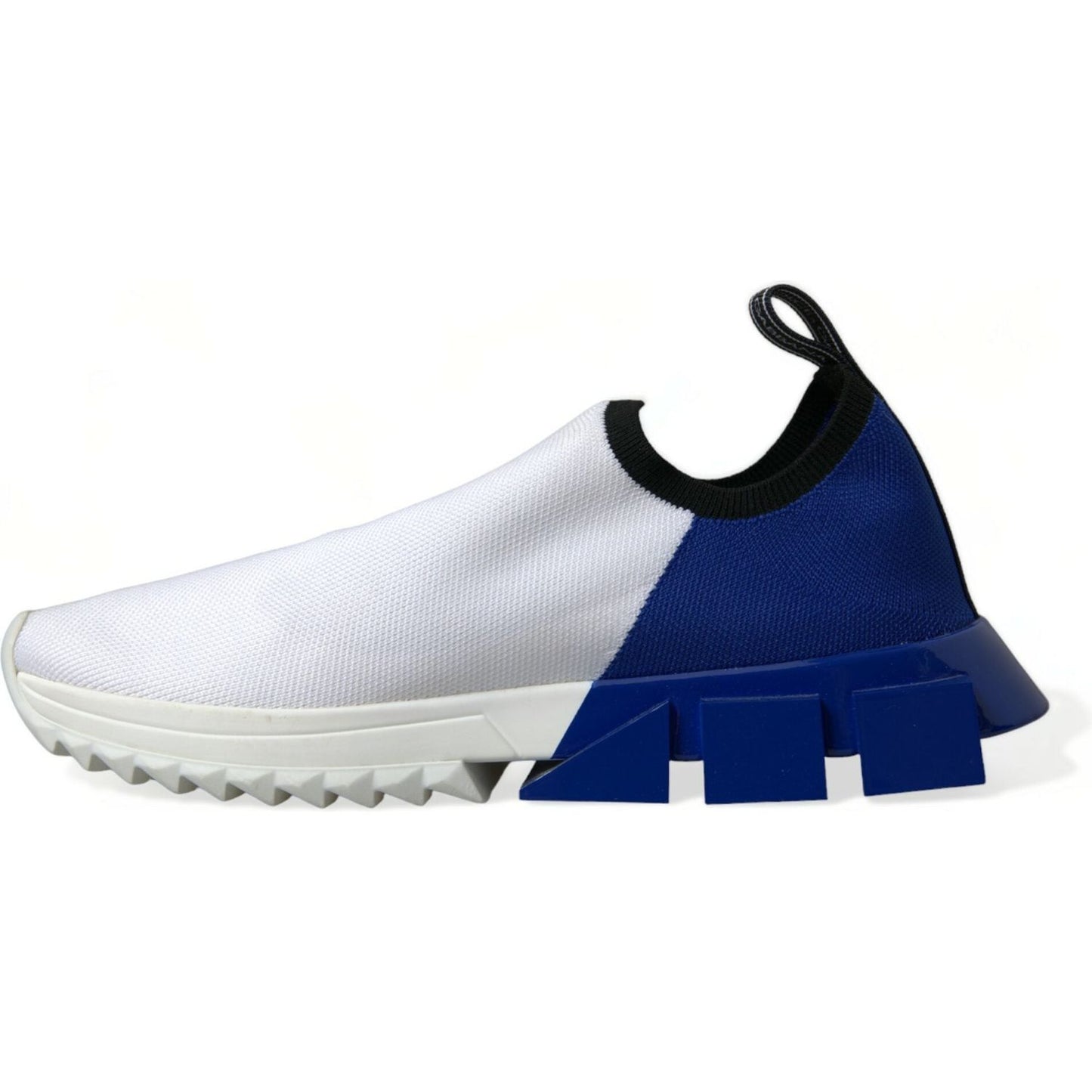Dolce & Gabbana White Blue Sorrento Low Top Men Casual Sneakers Shoes MV5306-39.5