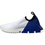 Dolce & Gabbana White Blue Sorrento Low Top Men Casual Sneakers Shoes MV5306-39.5