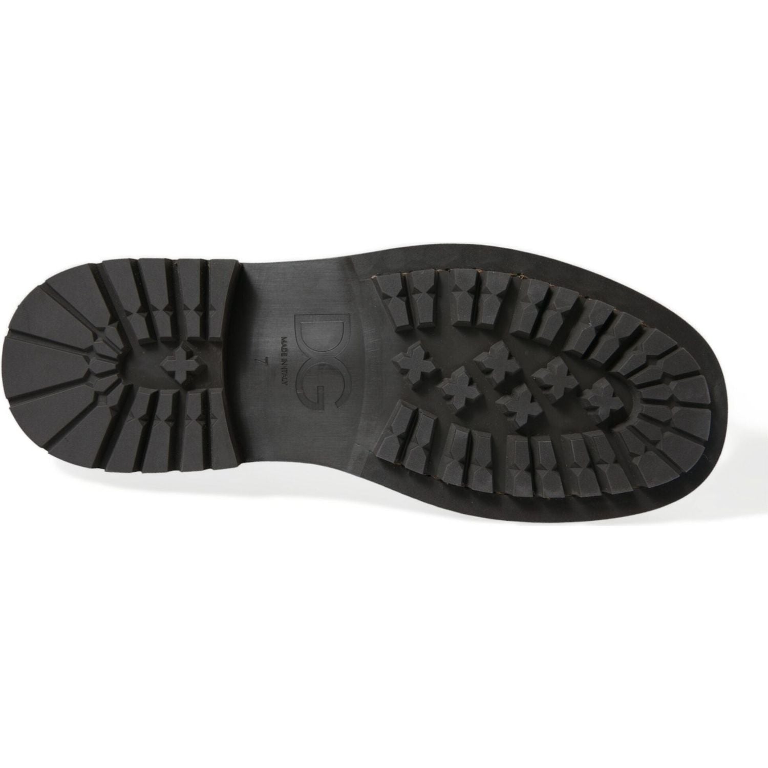 Dolce & Gabbana Brown Leather Lace Up Derby Men Dress Shoes