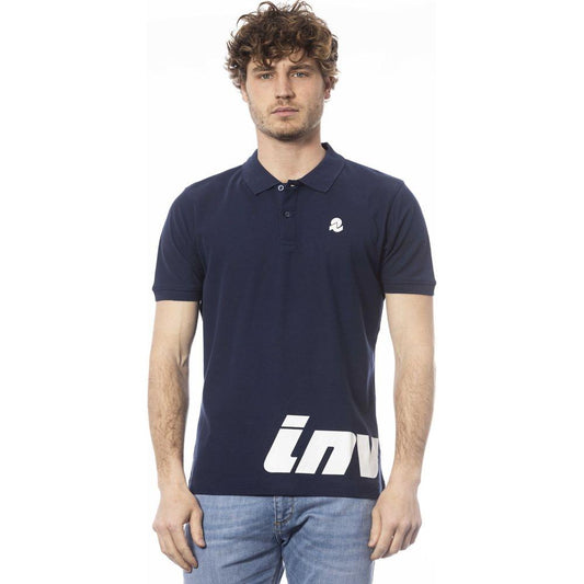 Invicta Blue Cotton Men Polo Shirt