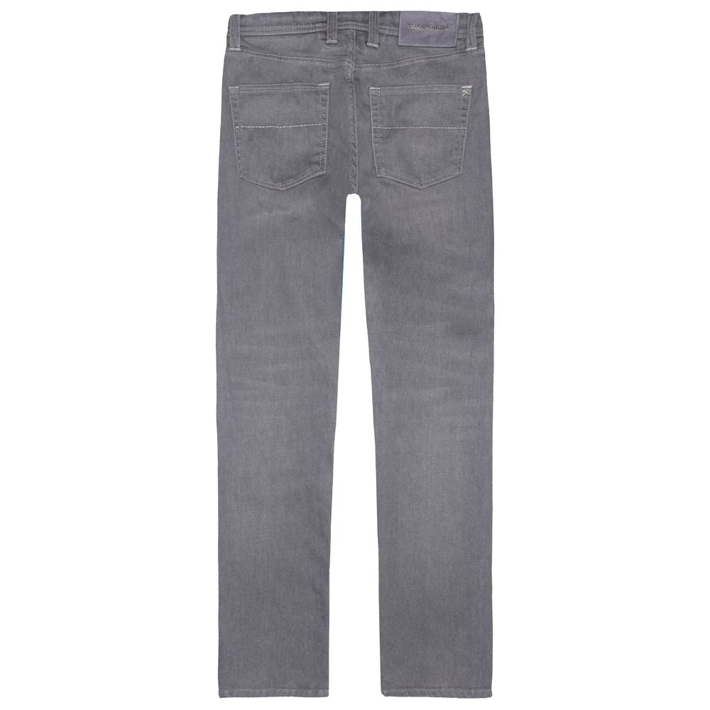 Tramarossa Gray Cotton Men's Jeans TR-12371-W32