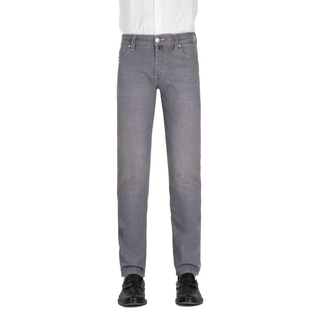 Tramarossa Gray Cotton Men's Jeans TR-12371-W32