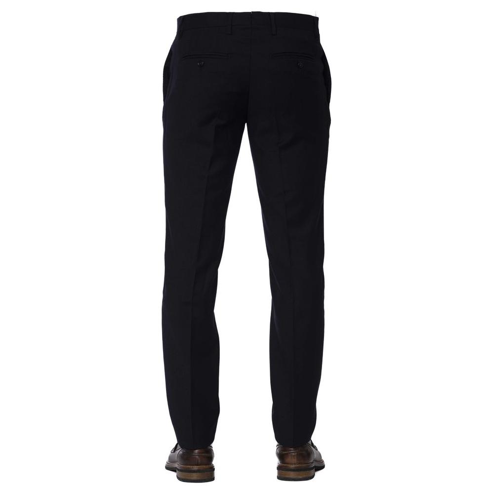Trussardi Blue Wool Men Trouser