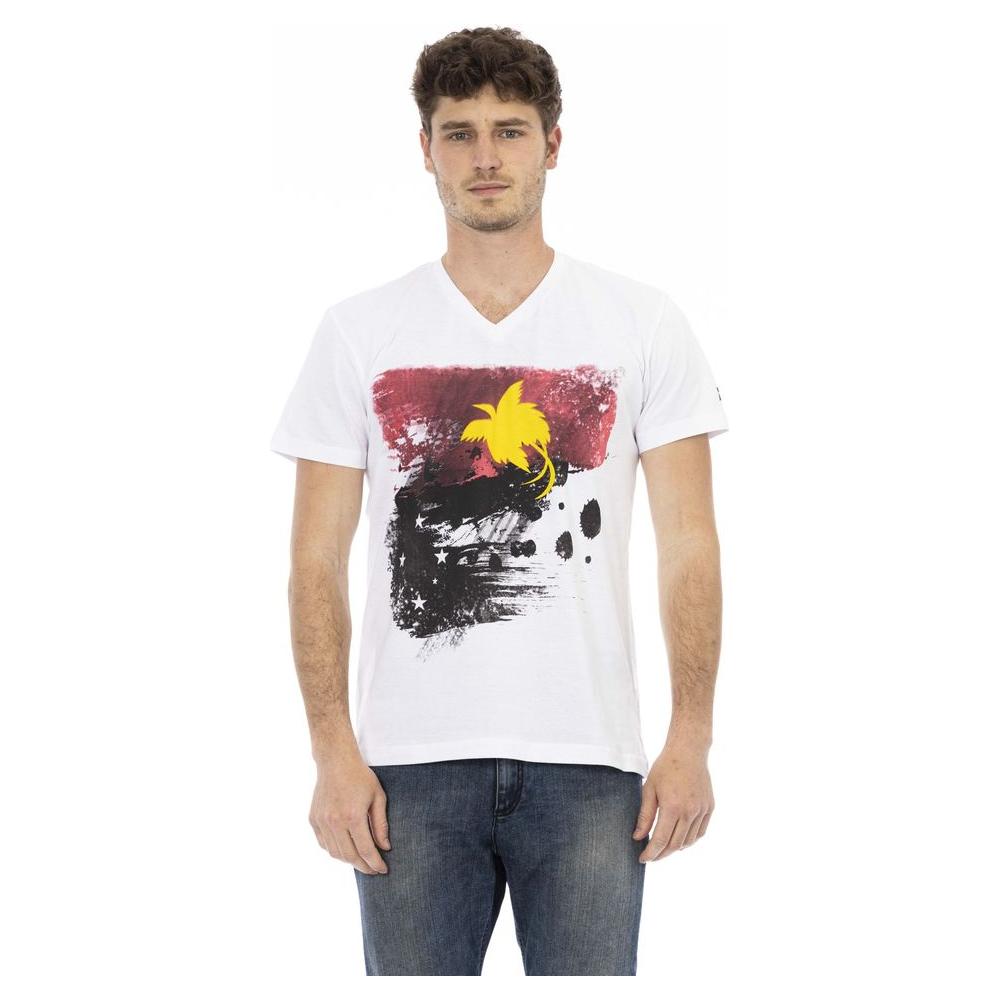 Trussardi Action White Cotton Men's T-Shirt