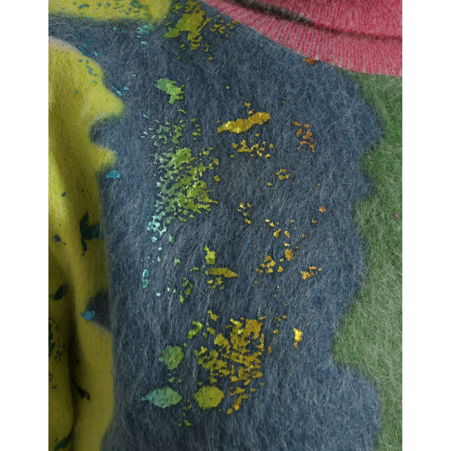 سترة كاجوال من الموهير متعدد الألوان من دولتشي آند غابانا بياقة مدورة