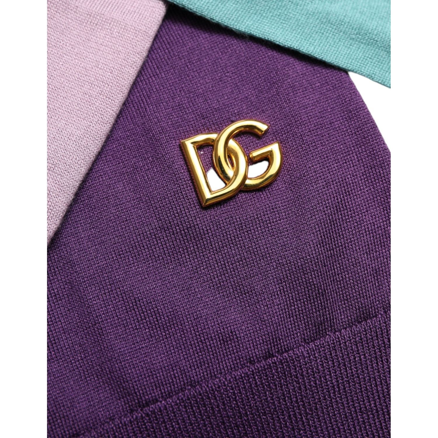 سترة من الحرير متعدد الألوان من دولتشي آند غابانا