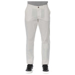 Trussardi Jeans White Cotton Men's Jeans