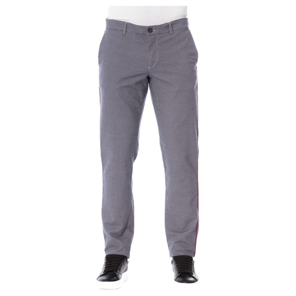 Trussardi Jeans Blue Cotton Men's Trouser