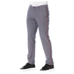 Trussardi Jeans Blue Cotton Men's Trouser