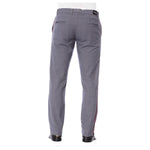 Trussardi Jeans Blue Cotton Men's Trouser