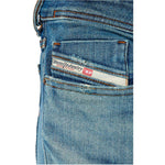 Diesel Blue Cotton Men's Skinny Jean