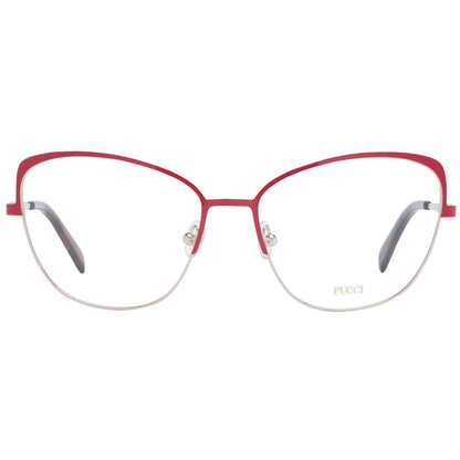 Emilio Pucci Red Women Glasses Frame