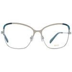 Emilio Pucci Multicolor Women Glasses Frame in metal with butterfly style, full-rim design, and demo lenses.