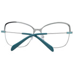 Alt Tag: Emilio Pucci Multicolor Women Glasses Frame in full-rim butterfly style, metal frame, 55-15-140 size with branded case.
