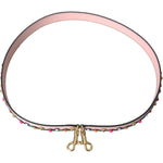 Dolce & Gabbana Pink Leather Handbag Accessory Shoulder Strap Dolce & Gabbana Thistle