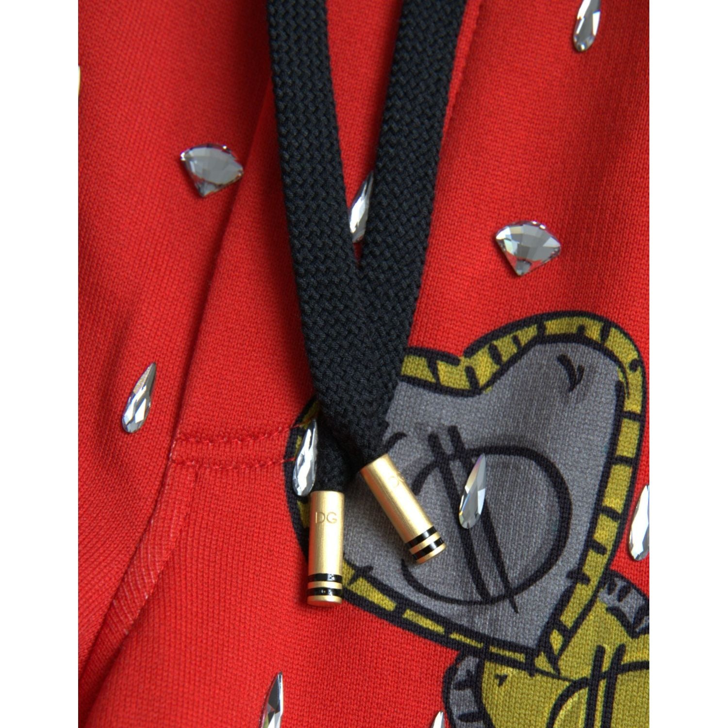 بنطلون رياضي من Dolce &amp; Gabbana باللون الأحمر بطبعة Year Of The Pig