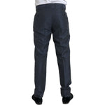 Dolce & Gabbana Blue Wool Men Skinny Dress Pants PAN75308-56