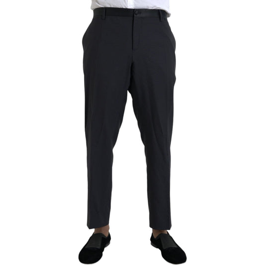 Dolce & Gabbana Blue Wool Men Skinny Dress Pants PAN75319-58