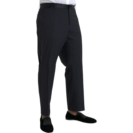 Dolce & Gabbana Blue Wool Men Skinny Dress Pants PAN75319-58